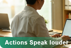 Actions Speak Louder